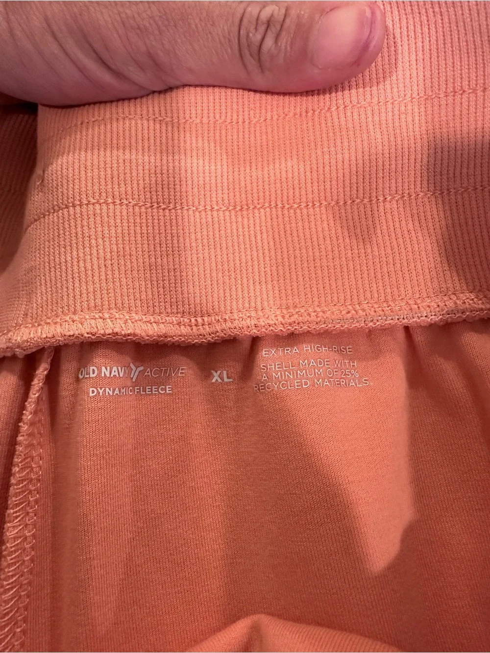 Old Navy Coral Half-Zip Pullover and Shorts set XL